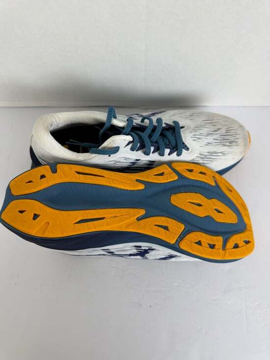 ASICS Novablast 3 White Deep Ocean Running Shoes 1011B458 - Picture 5 of 9